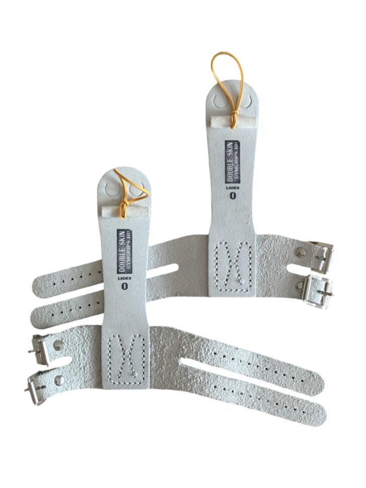 LADIES SLIM Накладки на двух скошеннных ремнях + кожаный валик (узкие)