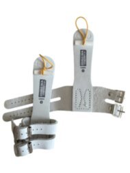 LADIES SLIM Накладки на двух скошеннных ремнях + кожаный валик (узкие)