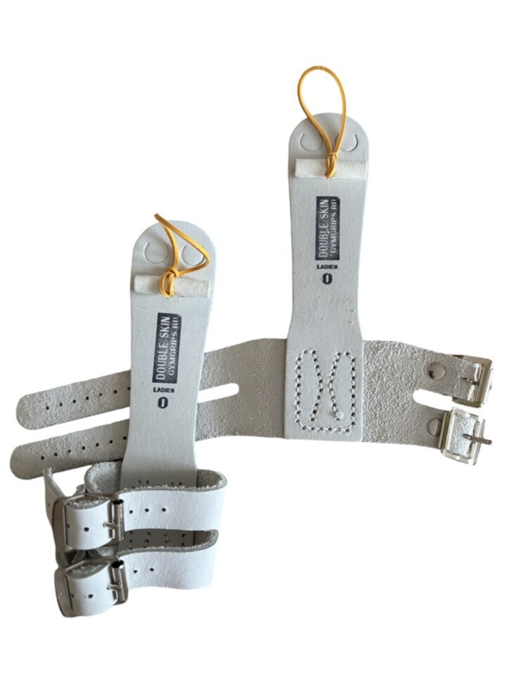 LADIES SLIM Накладки на двух скошеннных ремнях + кожаный валик (узкие)