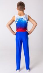 Gymnastic pants. Cornflower (2).