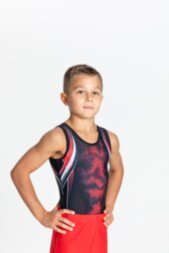 The energy of Victory. Men's gymnastics leotard